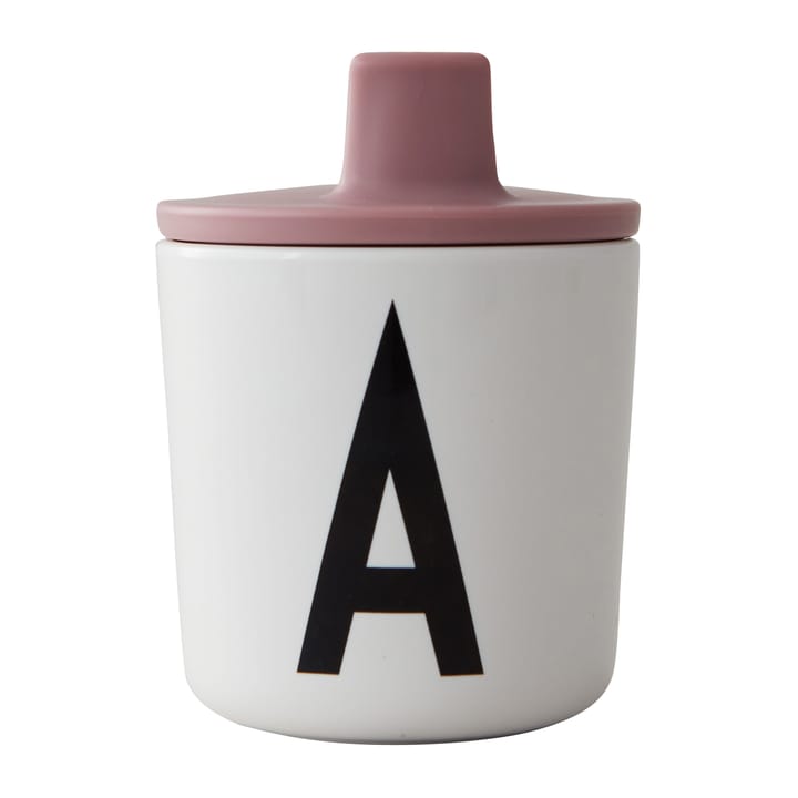 Design Letters beak lid to melamine 杯子, Ash 玫瑰色 Design Letters