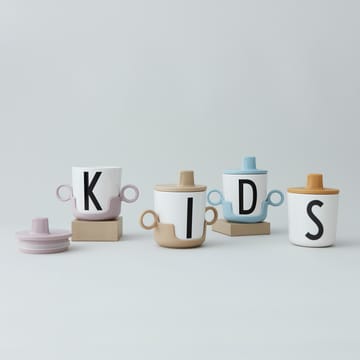 Design Letters beak lid to melamine 杯子 - light 蓝色 - Design Letters