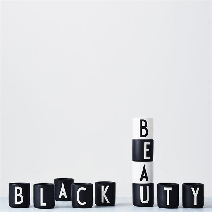 Design Letters 杯子 black - U - Design Letters