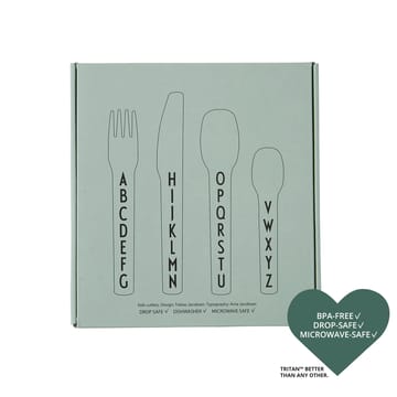 Design Letters children's 餐具 cutlery melamine - 绿色 - Design Letters