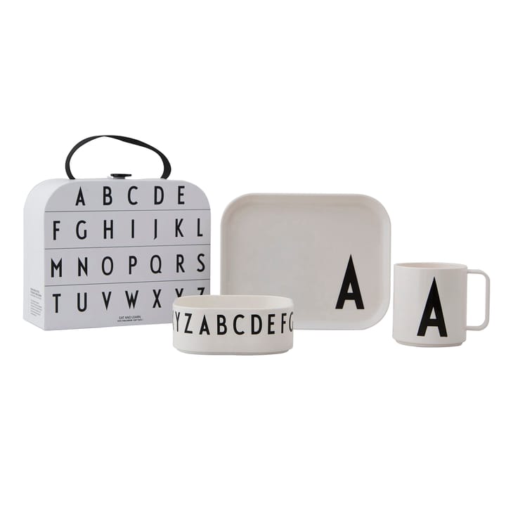 Design Letters children's dinnerware set - A - Design Letters