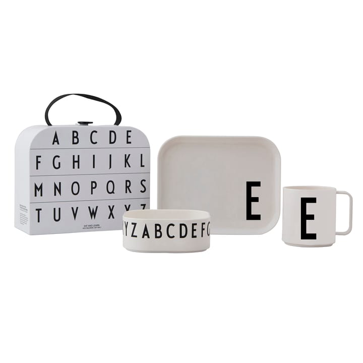 Design Letters children's dinnerware set - E - Design Letters