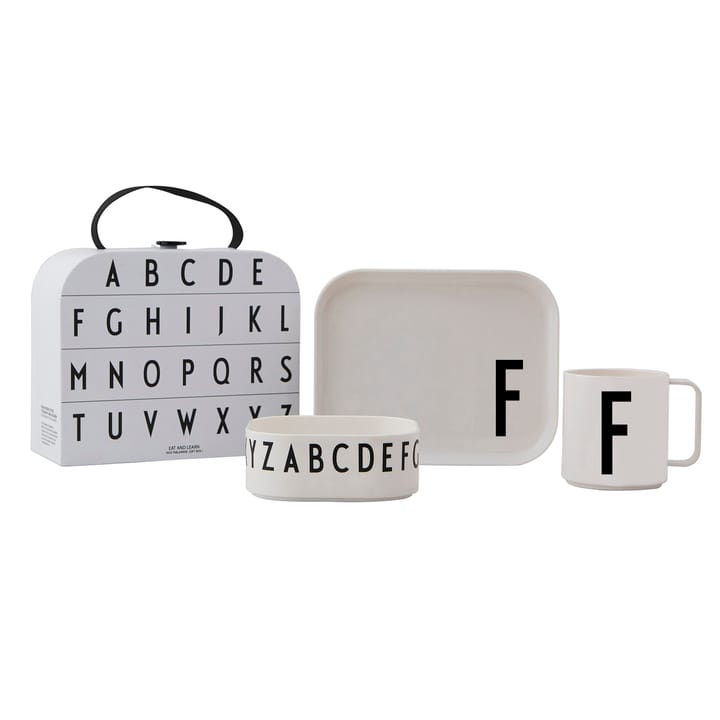 Design Letters children's dinnerware set - F - Design Letters