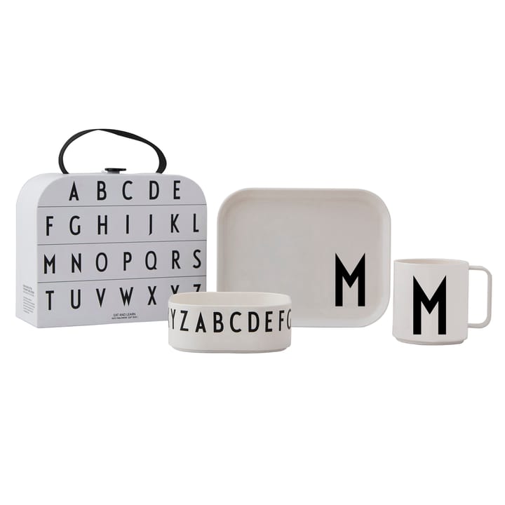 Design Letters children's dinnerware set - M - Design Letters