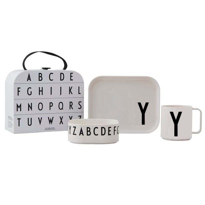 Design Letters children's dinnerware set - Y - Design Letters