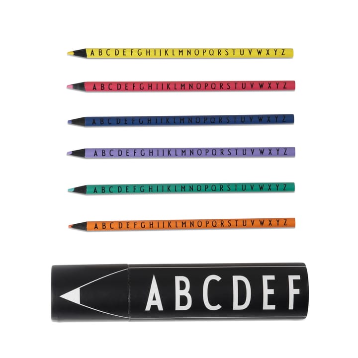 Design Letters color pencils, 15-pack-letters Design Letters