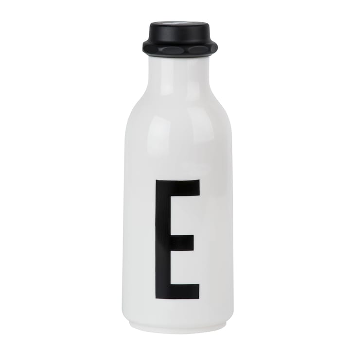 Design Letters drinking bottle, E Design Letters