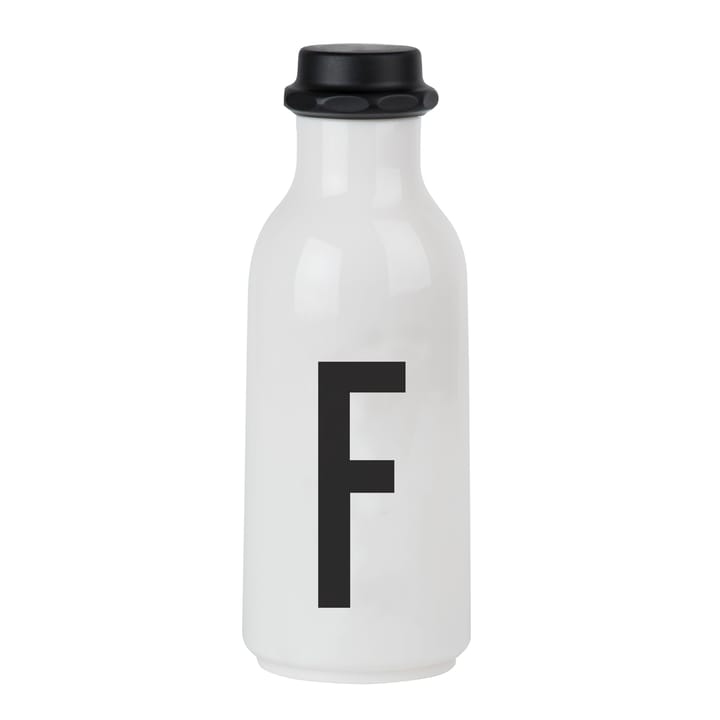 Design Letters drinking bottle, F Design Letters