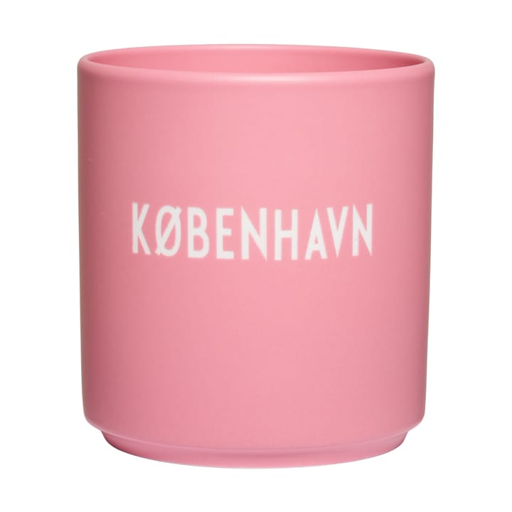 Design Letters favorite 杯子 Danish Words 25 cl - København-粉色 - Design Letters