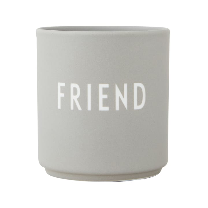 Design Letters favourite 杯子 25 cl - Friend-cool grey - Design Letters