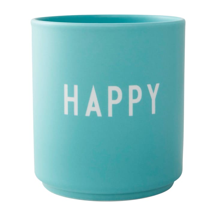 Design Letters favourite 杯子 25 cl - Happy-aqua blue - Design Letters