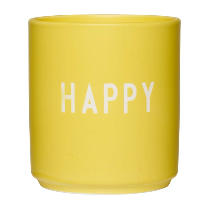 Design Letters favourite 杯子 25 cl - Happy-yellow - Design Letters