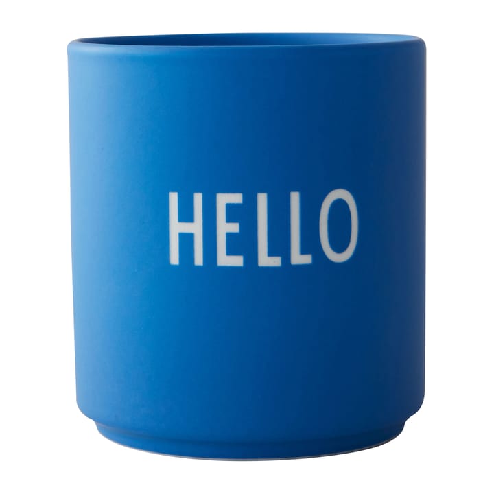 Design Letters favourite 杯子 25 cl - Hello-cobalt blue - Design Letters