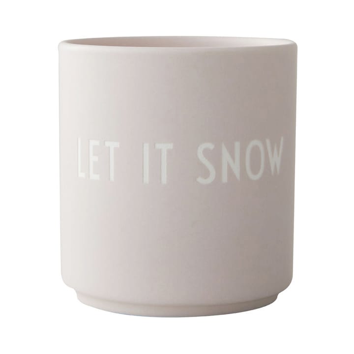 Design Letters favourite 杯子 25 cl - Let it 雪白-pastel 米色 - Design Letters