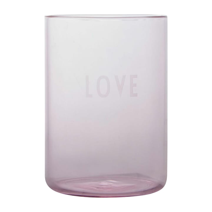 Design Letters favourite glass 35 cl - Love-玫瑰色 - Design Letters