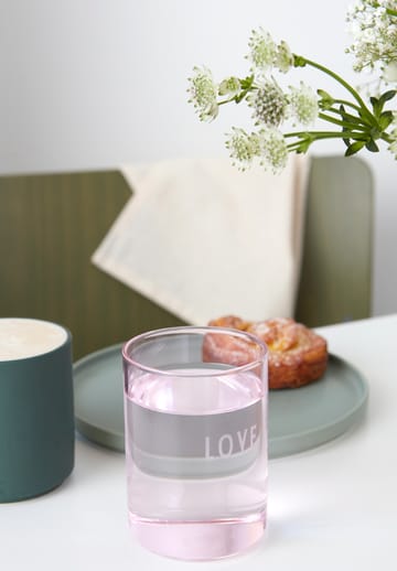 Design Letters favourite glass 35 cl - Love-玫瑰色 - Design Letters