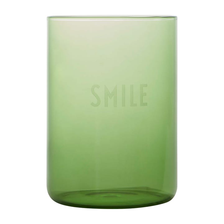 Design Letters favourite glass 35 cl - Smile-绿色 - Design Letters