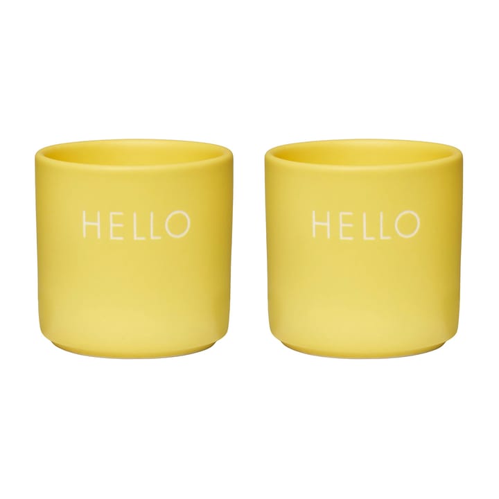 Design Letters 蛋杯 两件套装 - Hello-yellow - Design Letters