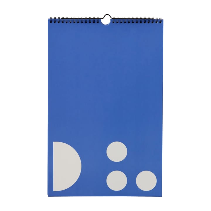 Design Letters monthly calendar - Cobalt 蓝色 - Design Letters