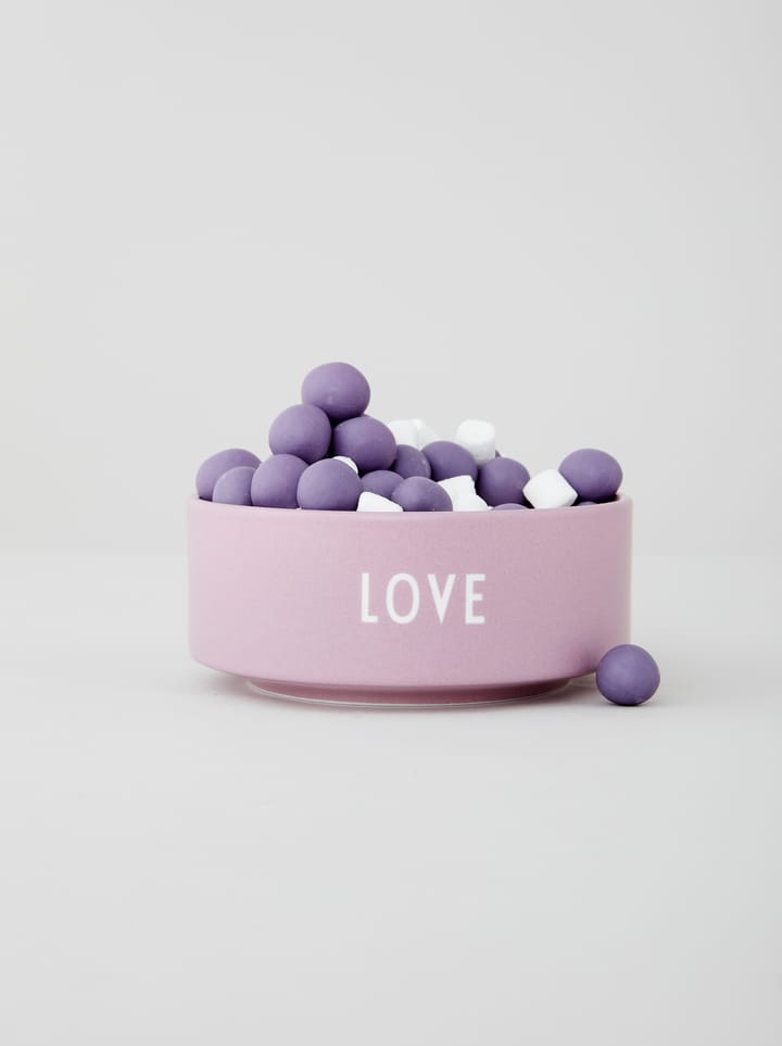 Design Letters snack 碗 Ø12 cm - Love-lavender - Design Letters