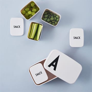 Design Letters snack box for lunch box - 白色 - Design Letters