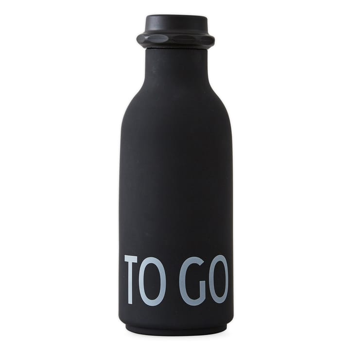 Design Letters TO GO bottle - 黑色 - Design Letters