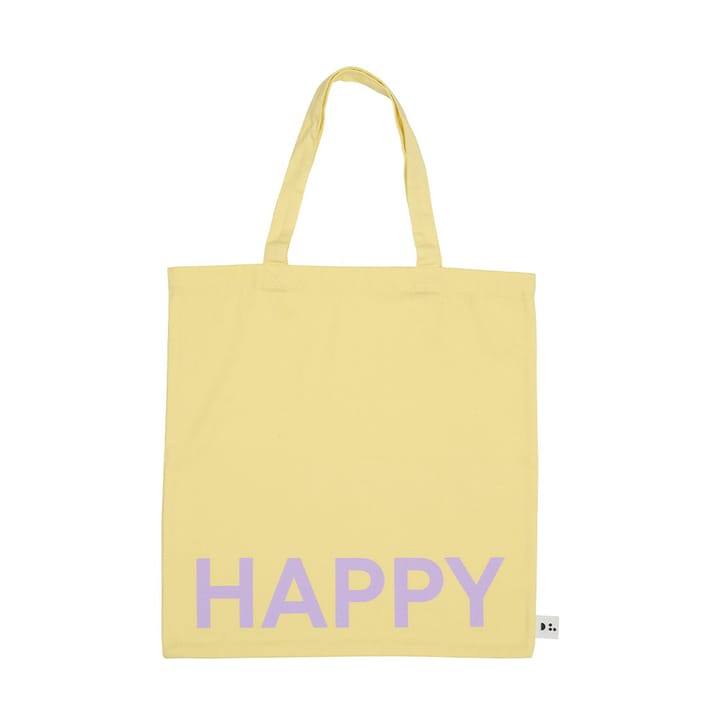 Design Letters Tote bag, 黄色-粉色 Design Letters