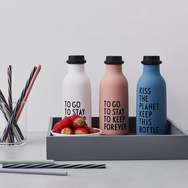 TO GO drinking bottle Special Edition - 白色 - Design Letters