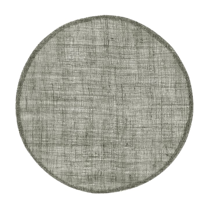 Dixie linen 餐垫  round, dark 灰色 Dixie