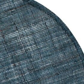 Dixie linen 餐垫  round - dark 蓝色 - Dixie