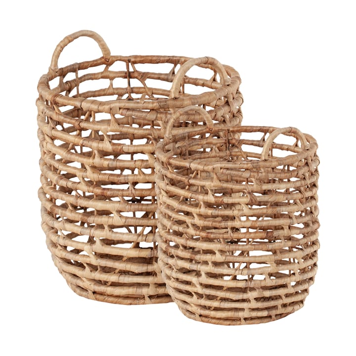 Lily storage baskets U-shape open twist 2件, 原色/自然色 Dixie