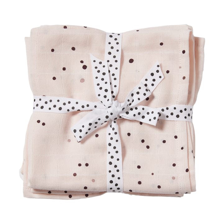 Dreamy Dots Washcloth 两件套装 - Powder - Done by deer