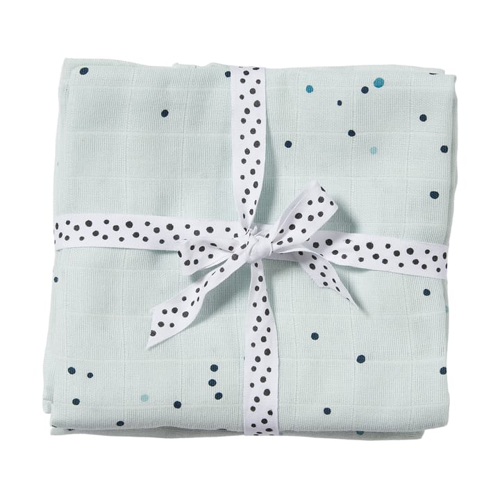 Dreamy Dots Washcloth 两件套装 - 蓝色 - Done by deer