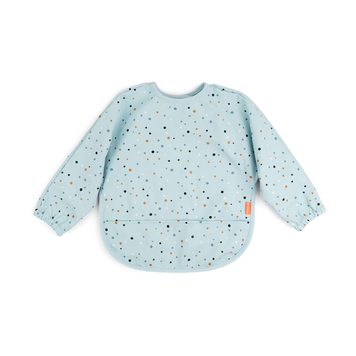 Happy Dots bib with sleeves - 蓝色 - Done by deer