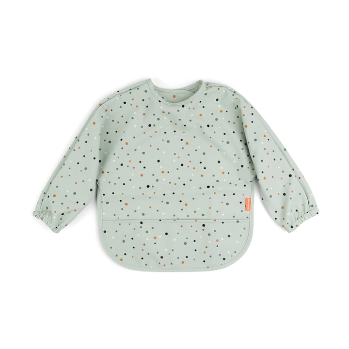 Happy Dots bib with sleeves - 绿色 - Done by deer