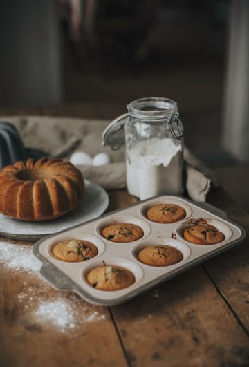 Cookie muffin tin, 12 杯子 - 米色 - Dorre