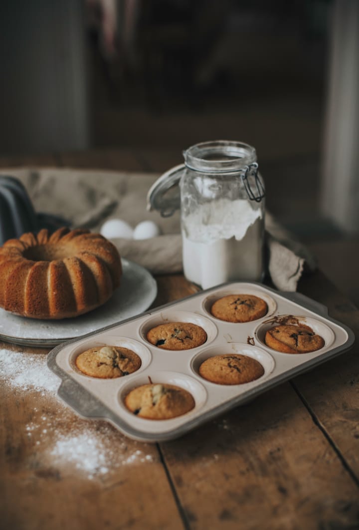 Cookie muffin tin, 12 杯子, 米色 Dorre