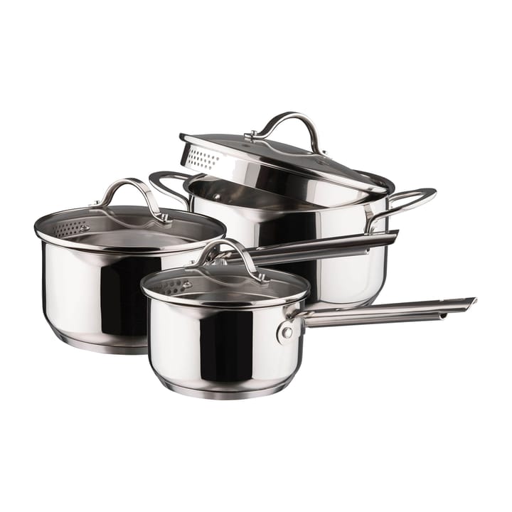 Kosmo saucepan set 3 pieces - 不锈钢 - Dorre