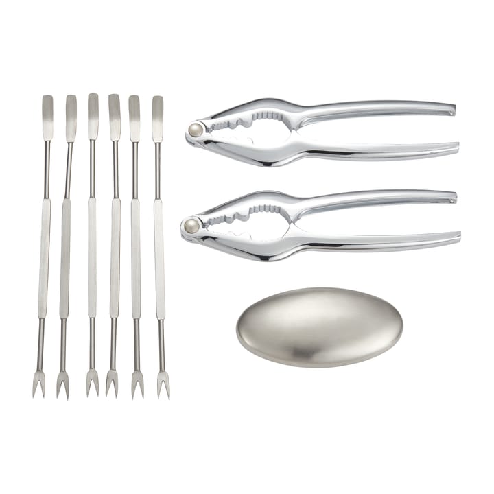 Skagen shell fish set 9 pieces - 不锈钢 - Dorre