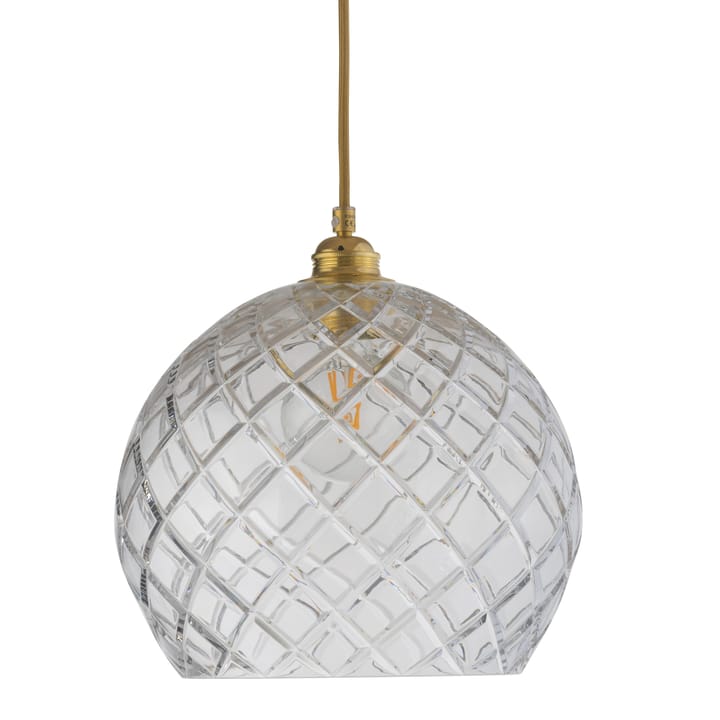 Rowan ceiling 灯 Chrystal Ø 28 cm - medium + gold-colou红色 cord - EBB & FLOW