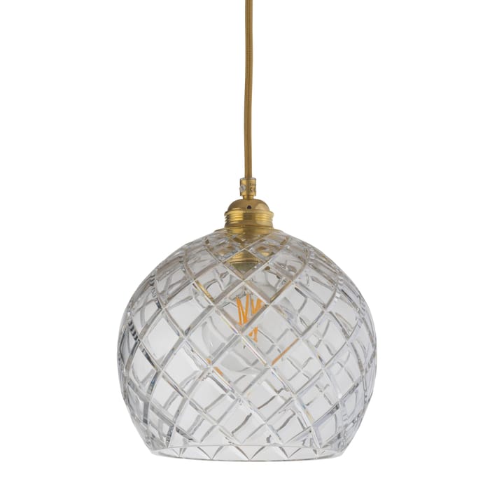 Rowan ceiling 灯 Crystal Ø 22 cm - medium + gold-colou红色 cord - EBB & FLOW