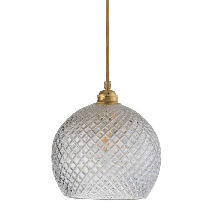 Rowan ceiling 灯 Crystal Ø 22 cm - small + gold-colou红色 cord - EBB & FLOW