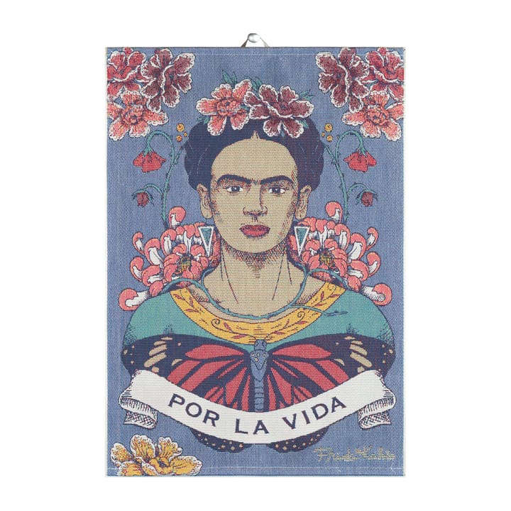 Frida Kahlo 厨房巾  35x50 cm - Vida - Ekelund Linneväveri