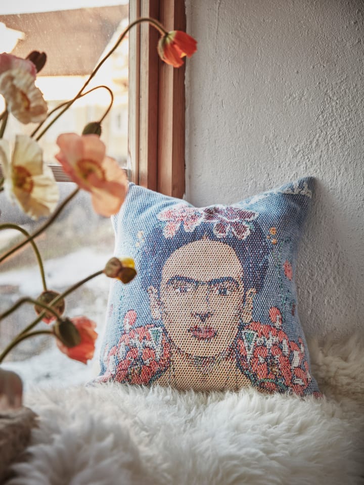 Frida Kahlo 枕头套 40x40 cm - Vida - Ekelund Linneväveri