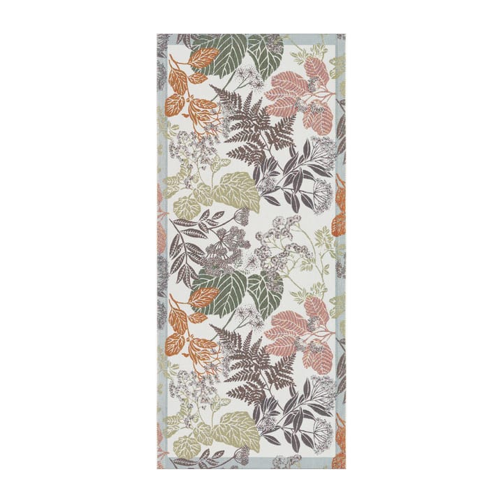 Höstnature tablerunner 35x80 cm - 棕色 - Ekelund Linneväveri