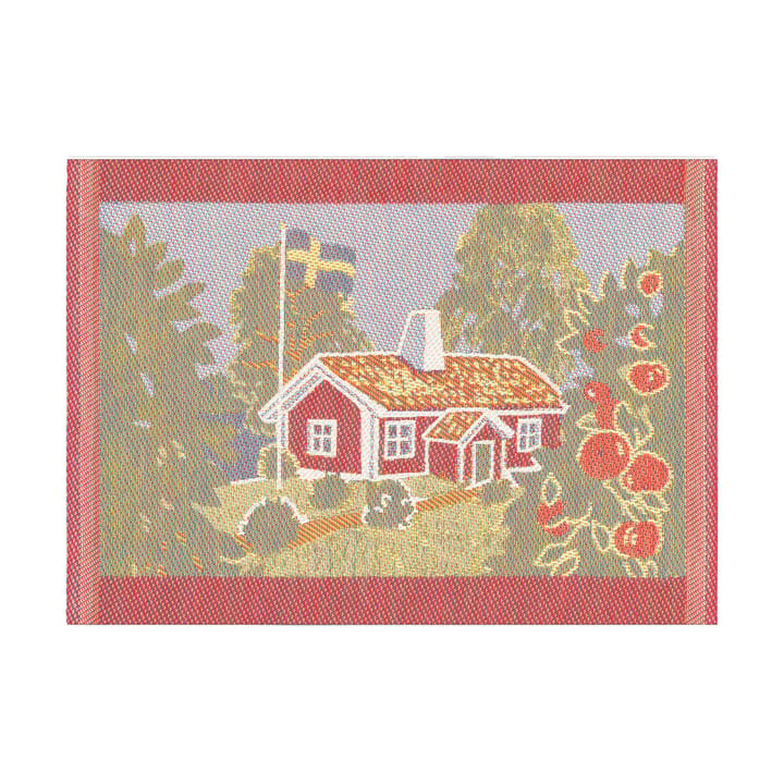 Mitt Sverige 抹布洗碗布 35x25 cm - 彩色 - Ekelund Linneväveri