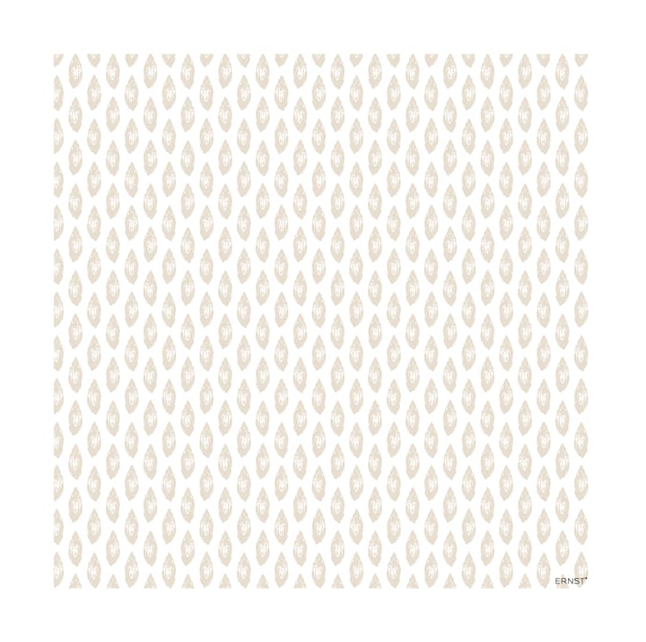 Ernst 餐巾纸 almond 33x33 cm 20-pack - White-beige - ERNST