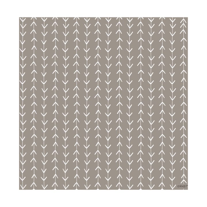 Ernst 餐巾纸 arrows, 33x33 cm, pack of 20 - Grey-white - ERNST