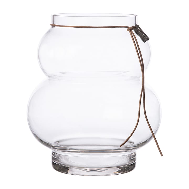 Ernst 玻璃 花瓶  curved 21.5 cm - Clear - ERNST