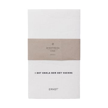 Ernst dishcloth quote/striped 两件套装 - White - ERNST